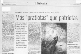 Más "pratiotas" que patriotas [entrevista]