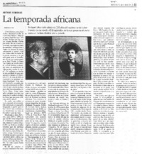 La temporada africana