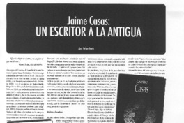 Un escritor a la antigua