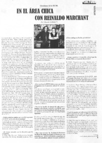 En el área chica con Reinaldo Marchant [entrevista]