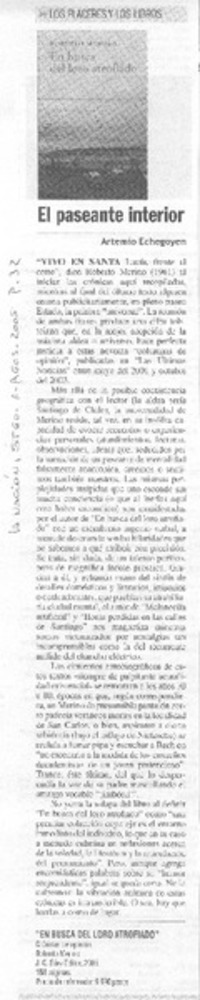 El paseante interior