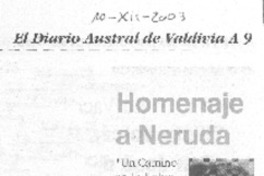Homenaje a Neruda