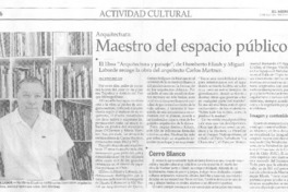 Maestro del espacio público