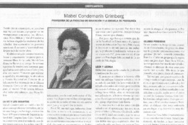 Mabel Condemarín Grimberg