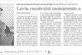 Lavín construirá monumento a Neruda