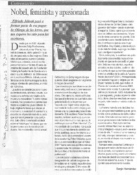 Nobel, feminista y apasionada