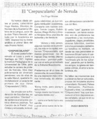 El "Crepusculario" de Neruda