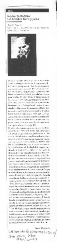 Norberto Bobbio: un hombre fiero y justo