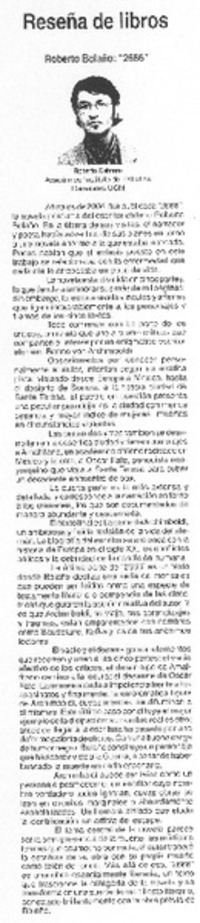 Roberto Bolaño: "2666"