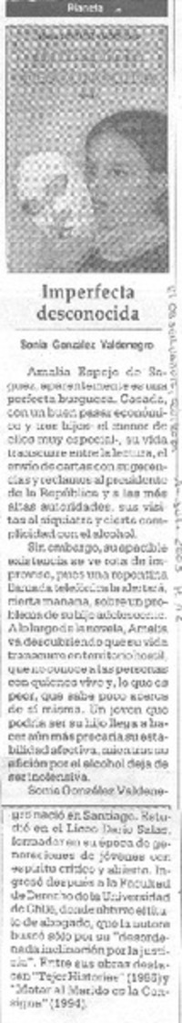 Imperfecta desconocida