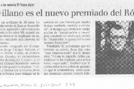 Joven sutor sevillano es el nuevo premiado del Rómulo Gallegos