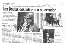 Las brujas despidieron a su creador