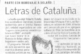 Letras de Cataluña