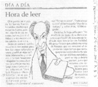 Hora de leer