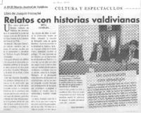 Relatos con historias valdivianas