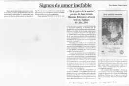 Signos de amor inefable