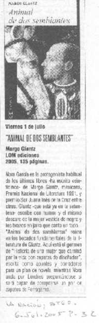 Animal de dos semblantes