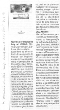 ¿Qué es ser Mapuche hoy en Chile?