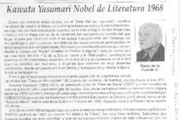 Kawata Yasumari Nobel de Literatura 1968