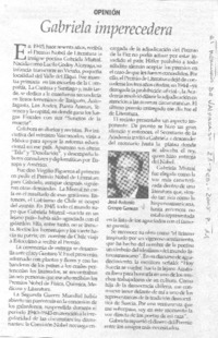 Gabriela imperecedera