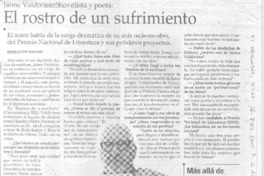 Jaime Valdivieso, novelista y poeta : el rosto de un sufrimiento [entrevista]