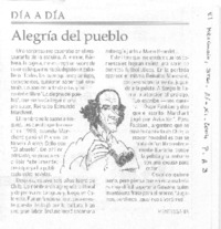 Alegría del pueblo