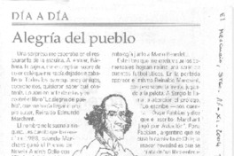 Alegría del pueblo