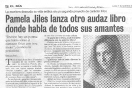 Pamela Jiles lanza otro audaz libro donde habla de todos sus amantes [entrevista]