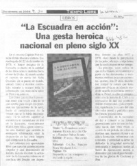 "La Escuadra en acción" : una gesta heroica nacional en pleno siglo XX