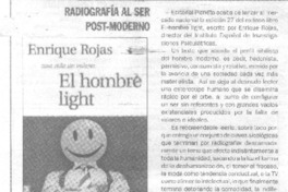 Radiografía al ser post-moderno.