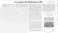 Un cuento de Baldomero Lillo