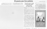 El poeta que fue policía