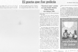 El poeta que fue policía