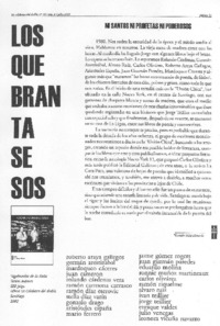 Ni santos ni profetas ni poderosos