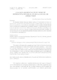 Analogía demencial en el modo de representación de El fin de la locura de Jorge Volpi