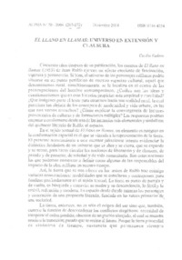 El llano en llamas : universo en extensión y clausura