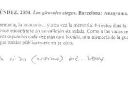 Los girasoles ciegos