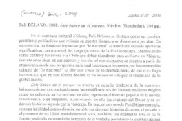 Este banco en el parque