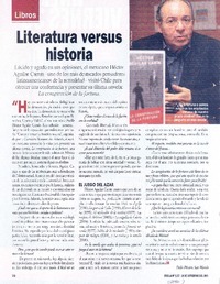 Literatura versus historia [entrevista]