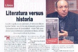 Literatura versus historia [entrevista]