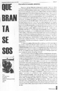 Una noche de insomnio, minuciosa