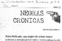 Petra Delicado, una mujer de armas tomar