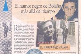 El Humor negro de Bolaño más allá del tiempo