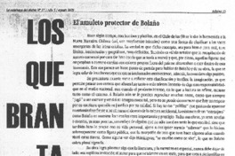 El amuleto protector de Bolaño