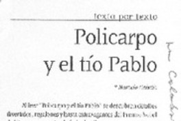 Policarpo y el tío Pablo