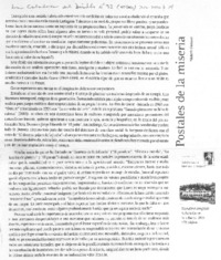 Postales de la miseria