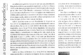 Una casa llena de desperdicios