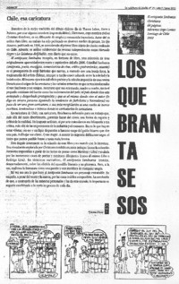 Chile, esa caricatura