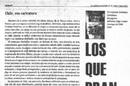 Chile, esa caricatura