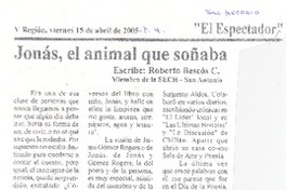 Jonás, el animal que soñaba